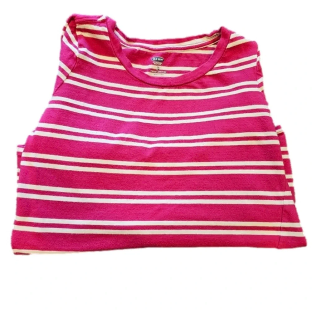6/$20 Old Navy  Long Sleeve Striped Tee Size M (8) Girl